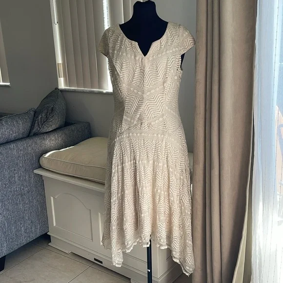 long lace romper dress Classic Lace Jumpsuit Asymmetirc See through Overskirt White Wedding Dress main image 0